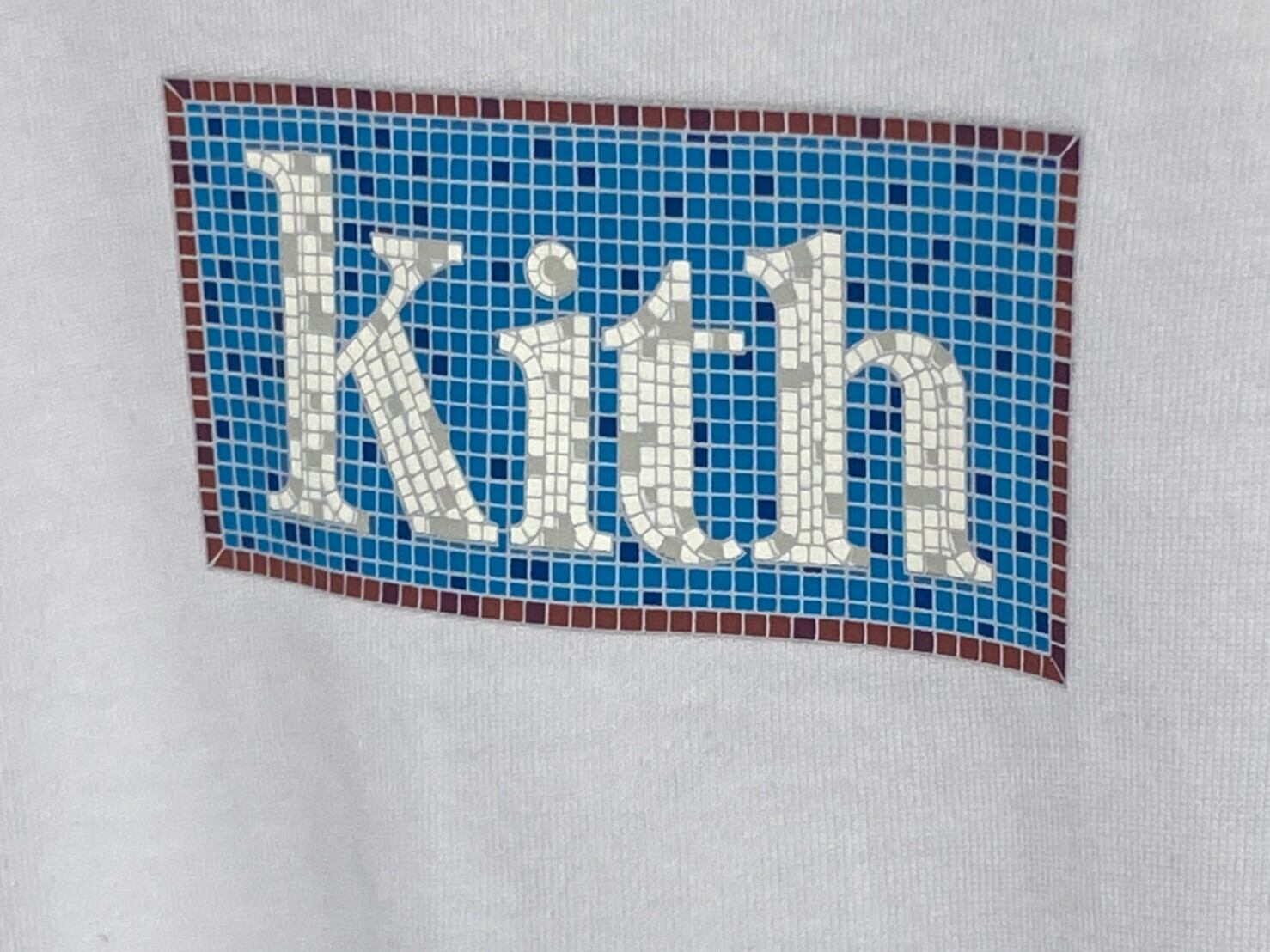 KITH MOSAIC TEE XL WHITE 47260 | BRAND BUYERS OSAKA