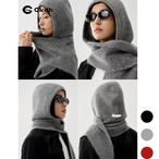 Knit Hooded Scarf