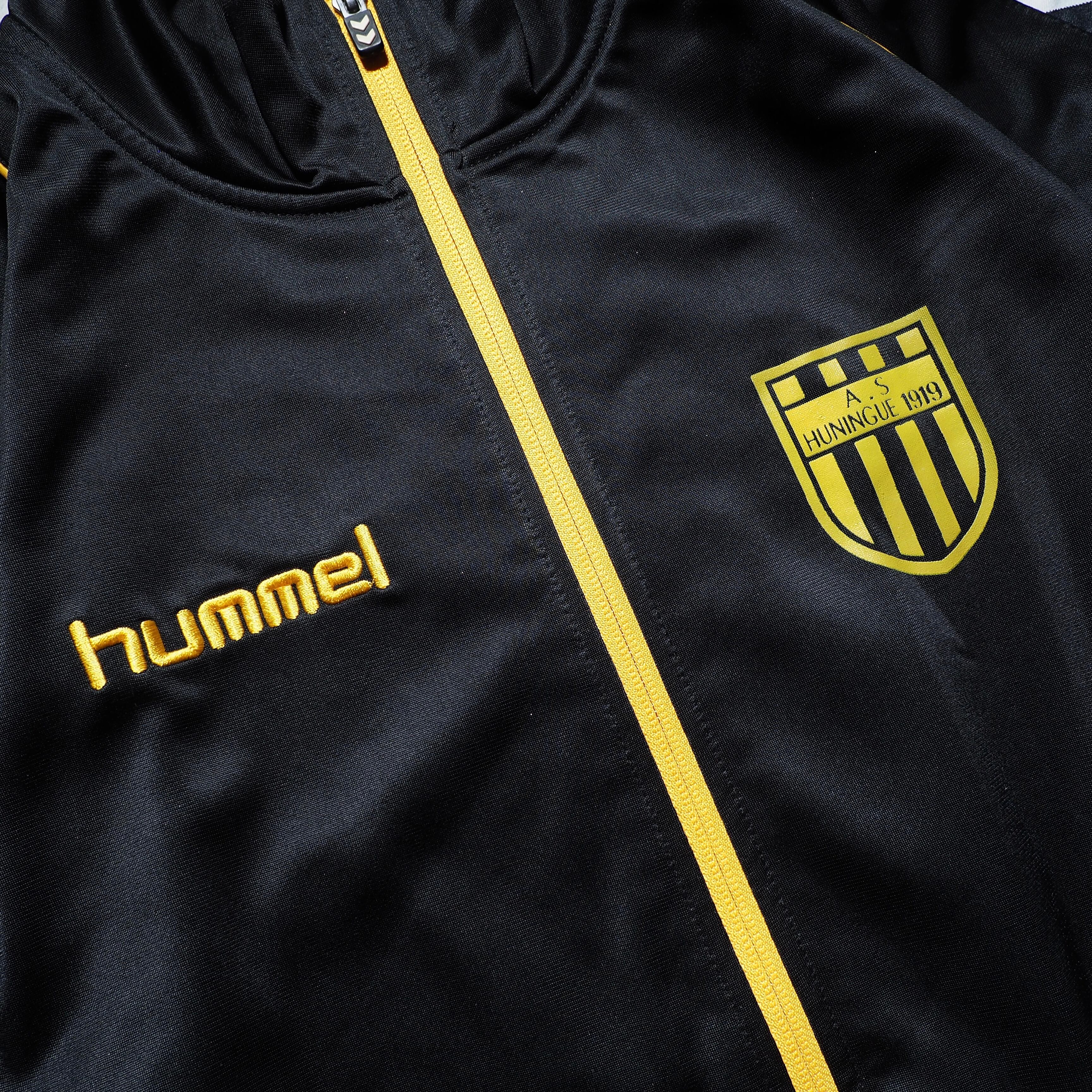 ” hummel ” Corporate logo printed Black track jacket