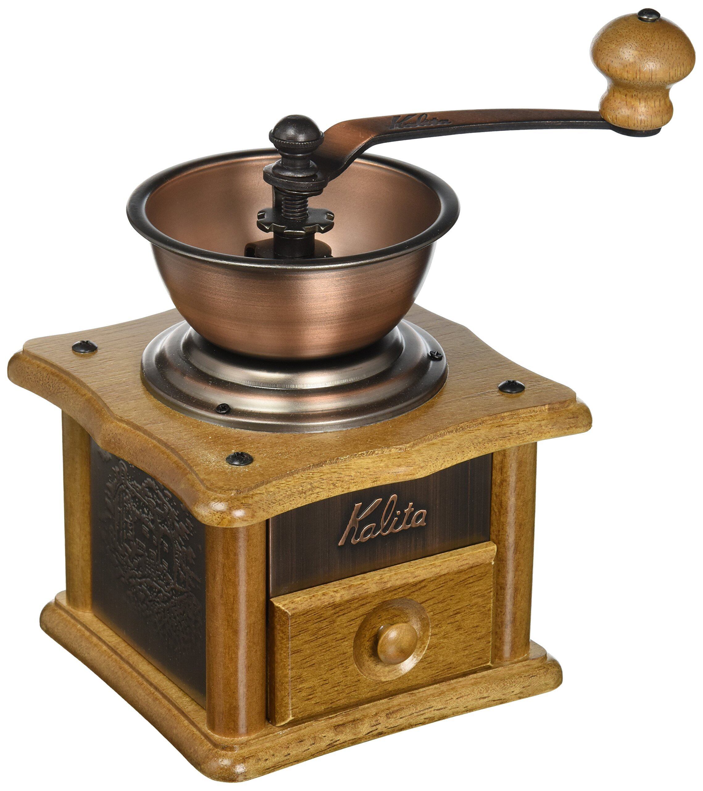在庫処分】カリタ Kalita コーヒーミル 木製 丈夫な鋳鉄製カッター 