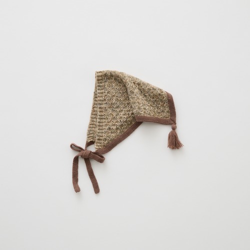 eLfinFolk(エルフィンフォルク)/ Nep Yarn Knit Babushka / brown / S