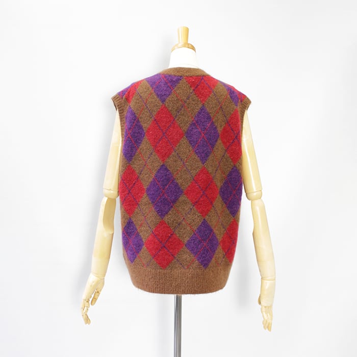 SHINZONE シンゾーン ARGYLE KNIT VEST 25AMSNI09 2025秋冬新作 [送料