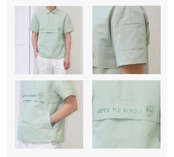 GOXO ゴーエックスオー ギブミーバーディライトフィット半袖アノラック ミント