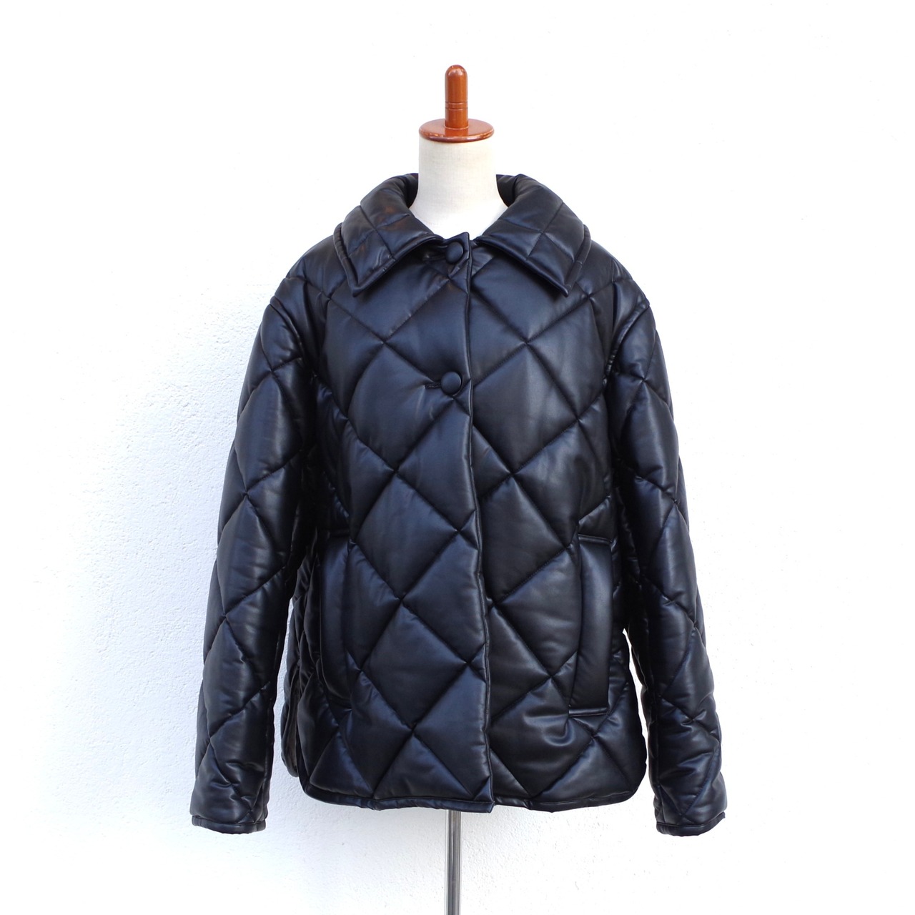 PROTAGONISTA    LEATHER QUILT JACKET　　