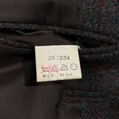 ROTARY HOUSE TEIJIN MEN'S SHOP テイジン ロータリーハウス DICKSON'S OF GALA ツイード テーラードジャケット 94A-6/ビンテージ
