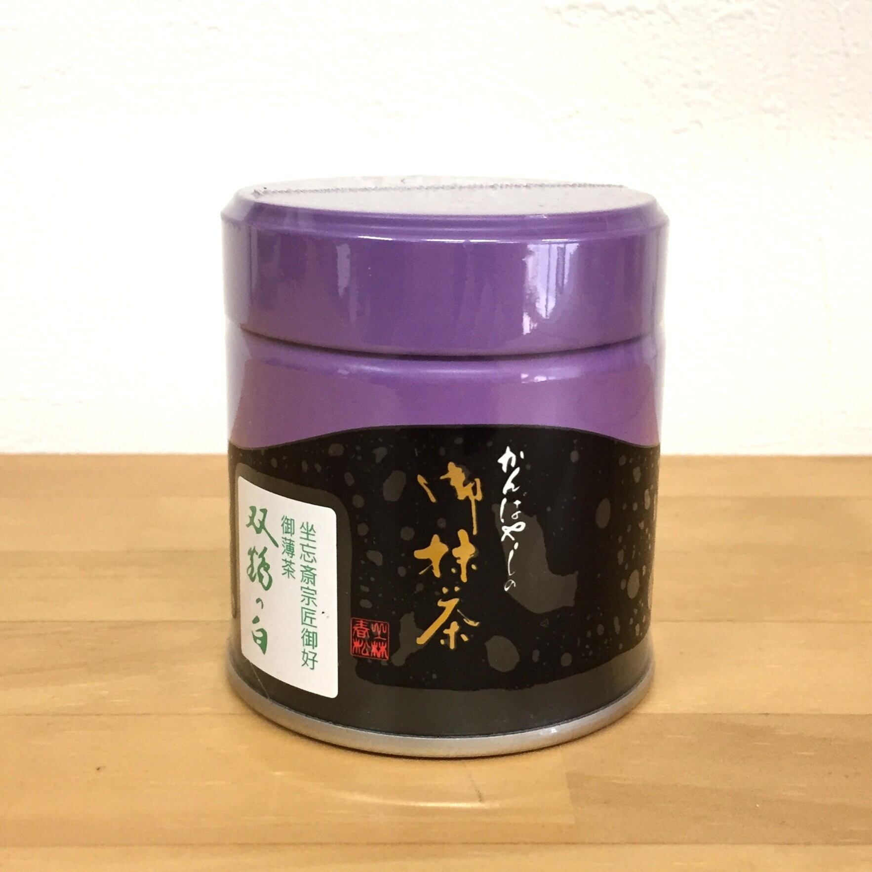 抹茶 御薄茶 双鶴の白40g缶 上林春松本店 | sankyoudou