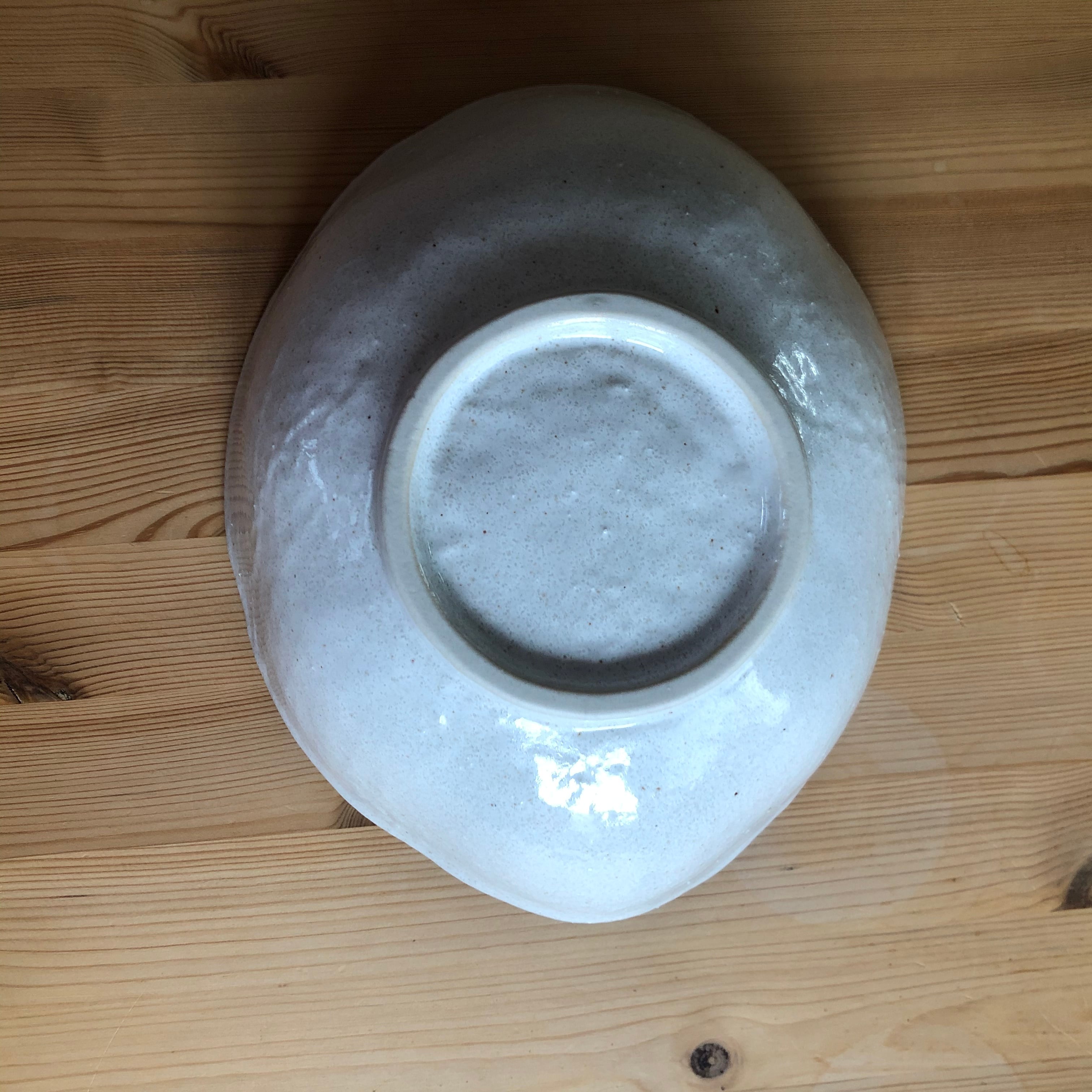 白唐津変形大鉢サラダボール | かめりあ