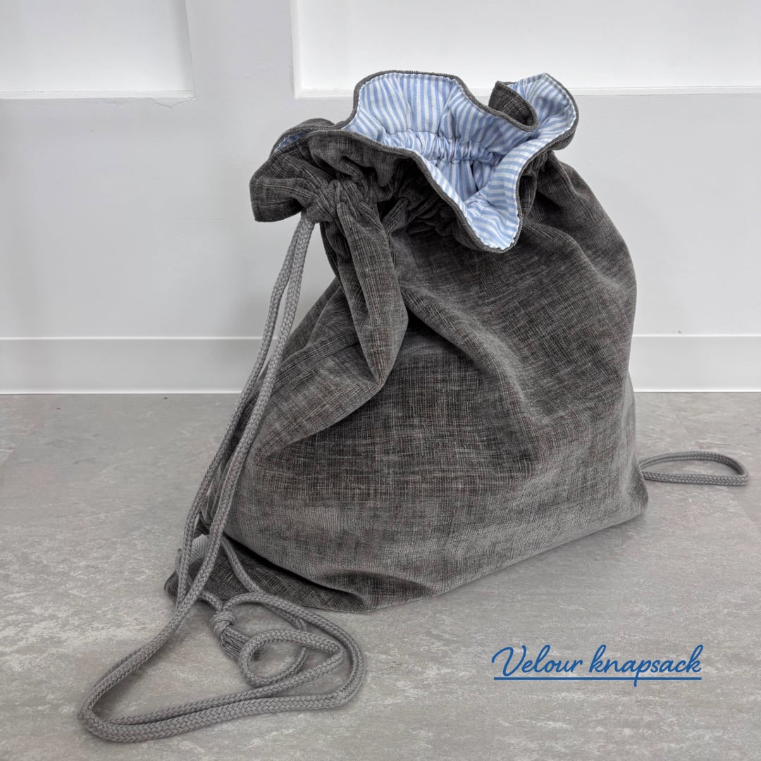 velour knapsack ベロアナップサック
