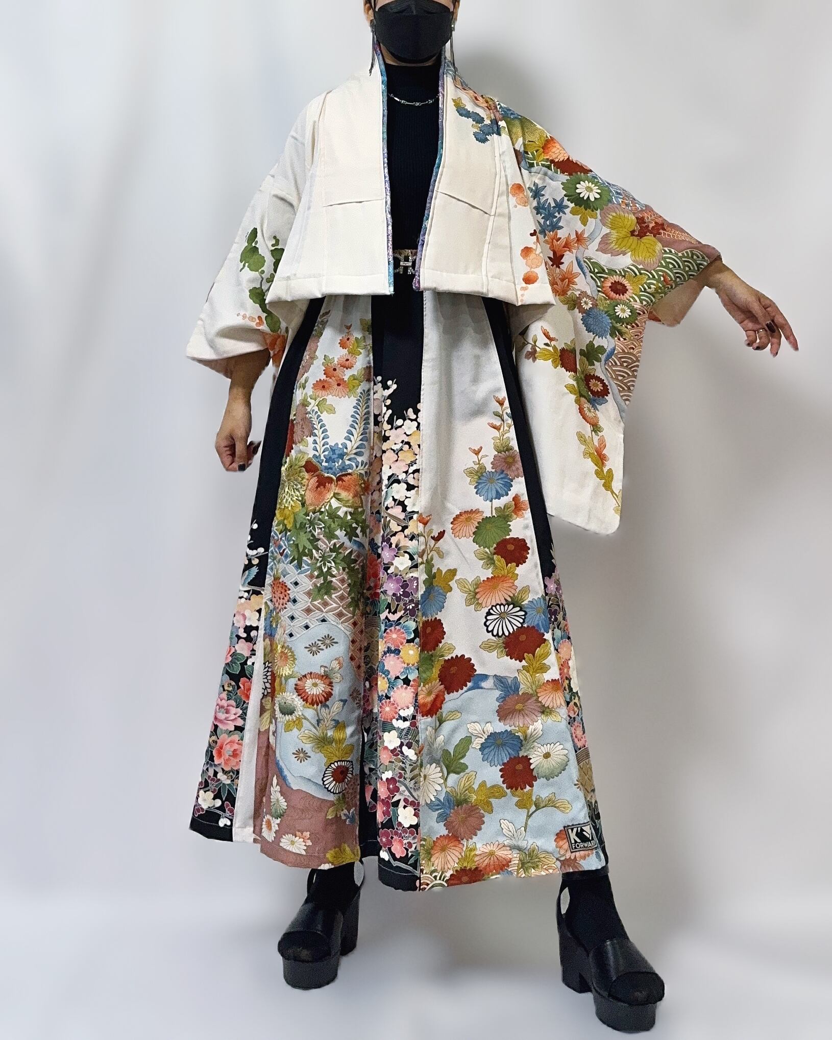 Two piece sets 468 2jacket＋1skirt | K´FORWARD｜ リメイク着物の