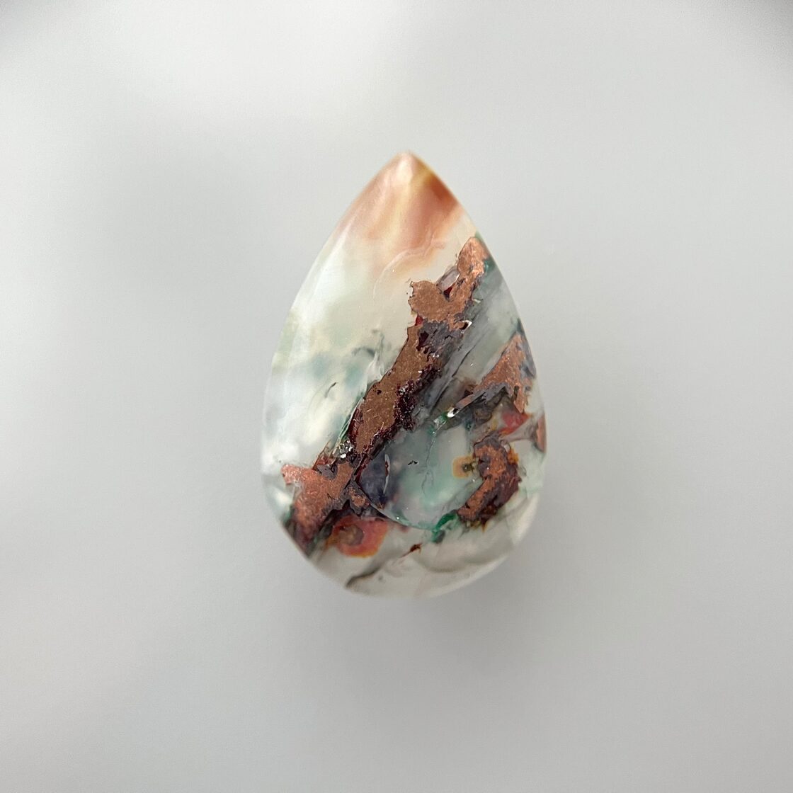 コッパークリソコラinカルセドニー 7.2ct [01] | Pay ID