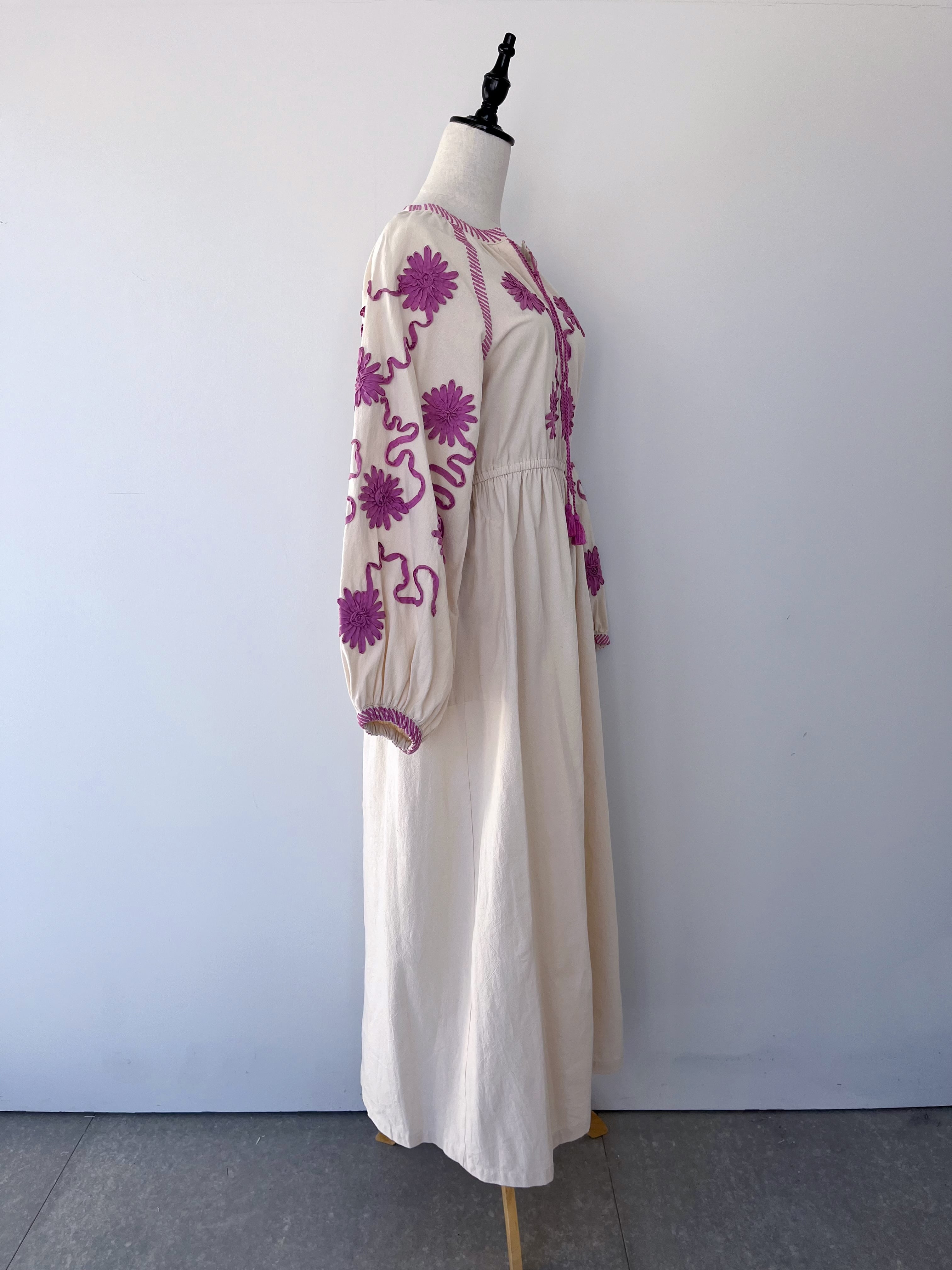 Sara Mallika Deepika Tape Emb Dress | KOKO