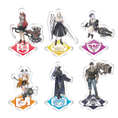 HacKClaD TRPG　アクリル駒セット（6種・各1個）