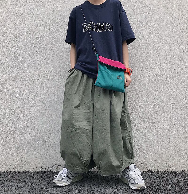 【ボトムス】Instagram 男女兼用ルーズフィットパンツ21891900N