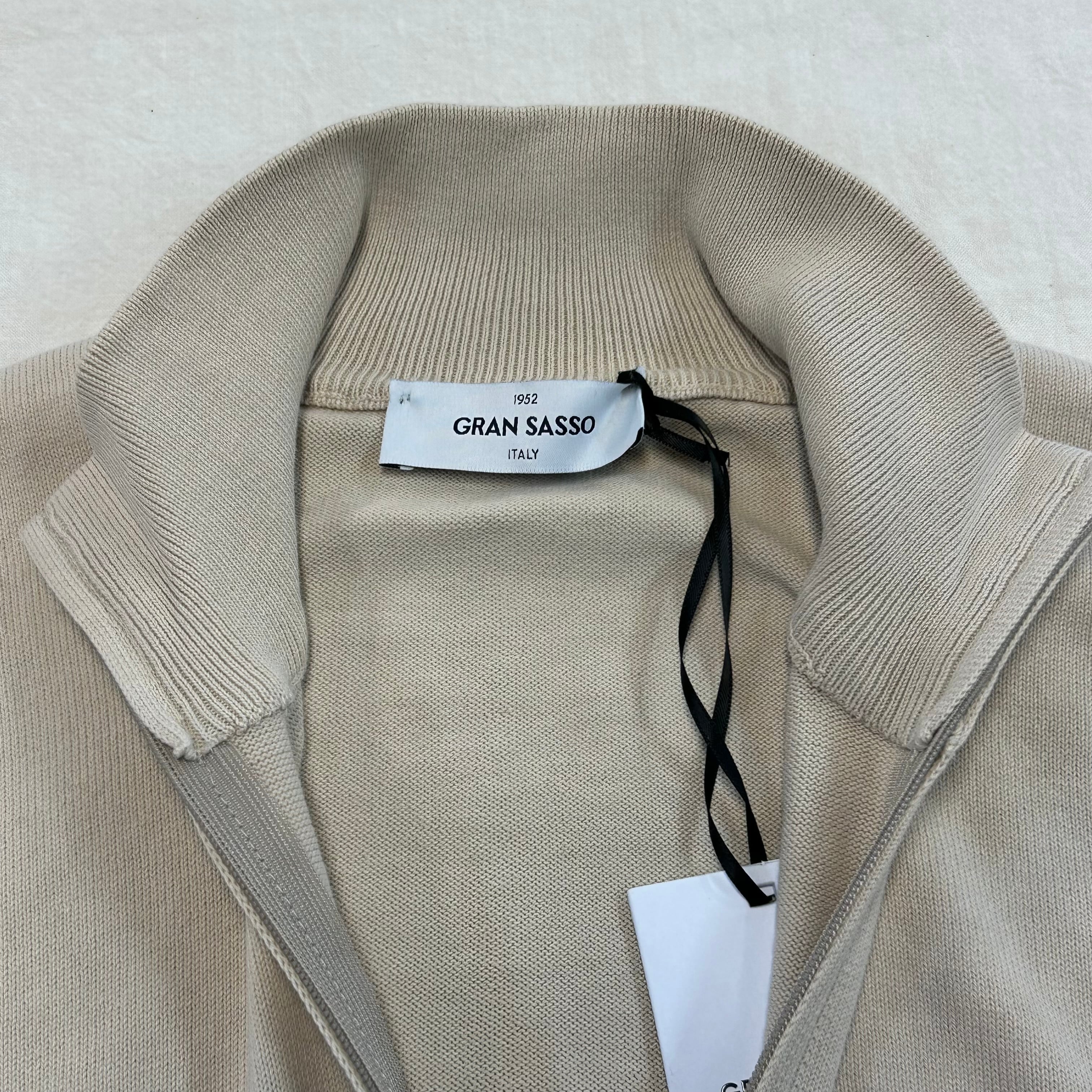GRAN SASSO F/Z COTTON KNITCARDIGAN 《46》 | safarionline