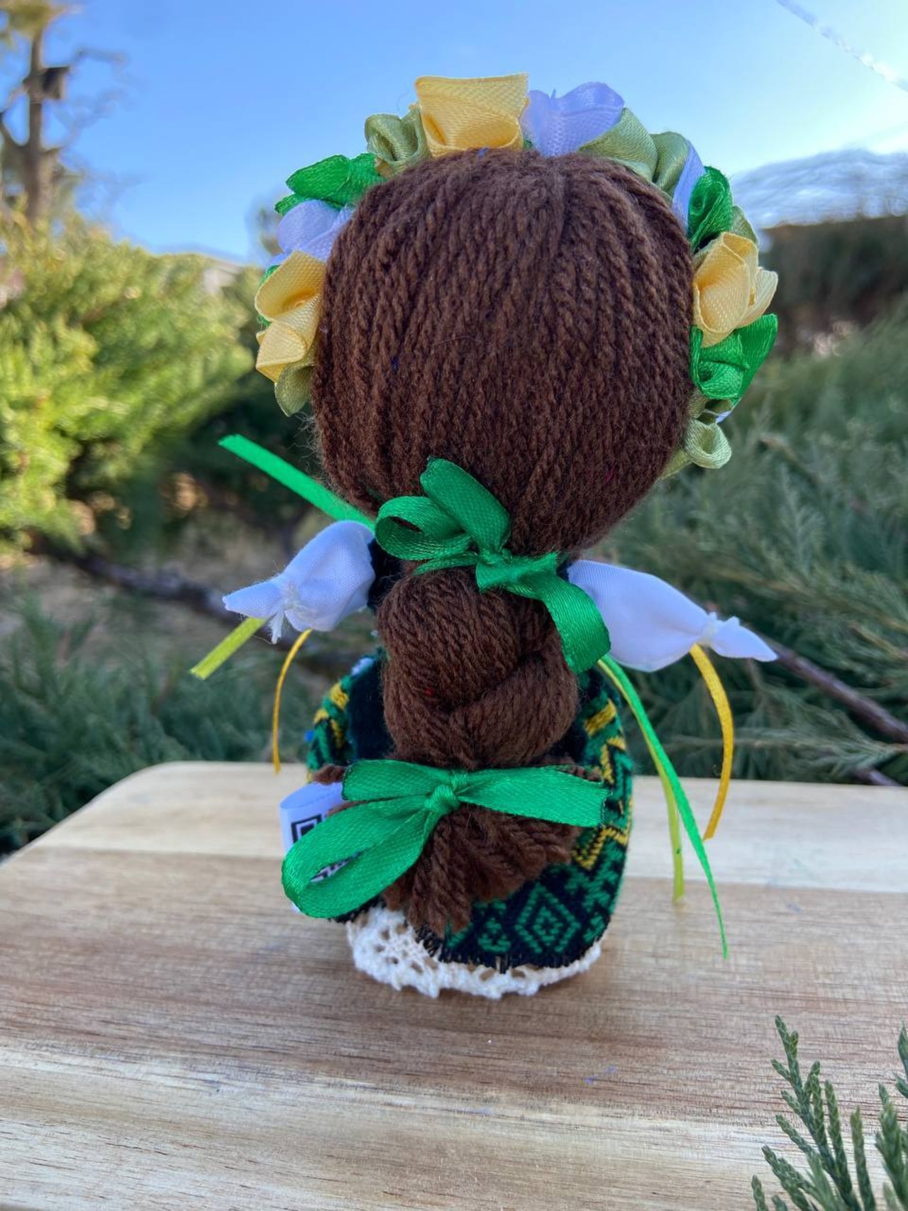 UA.Designer手作りモタンカ 14cm（ウクライナの御守り）スタンド付き - 5