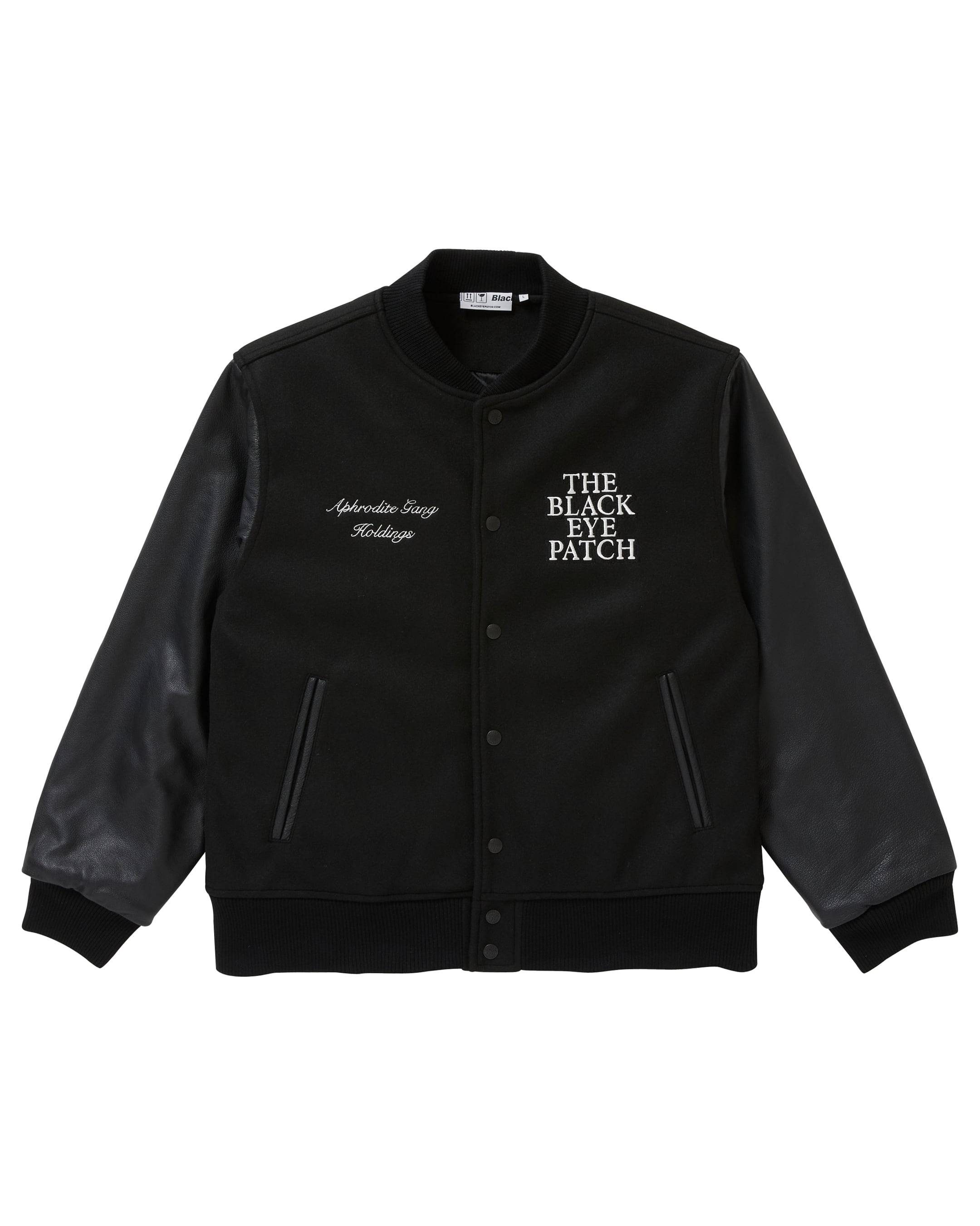 BlackEyePatch x BUDSPOOL / AGH VARSITY JACKET ...