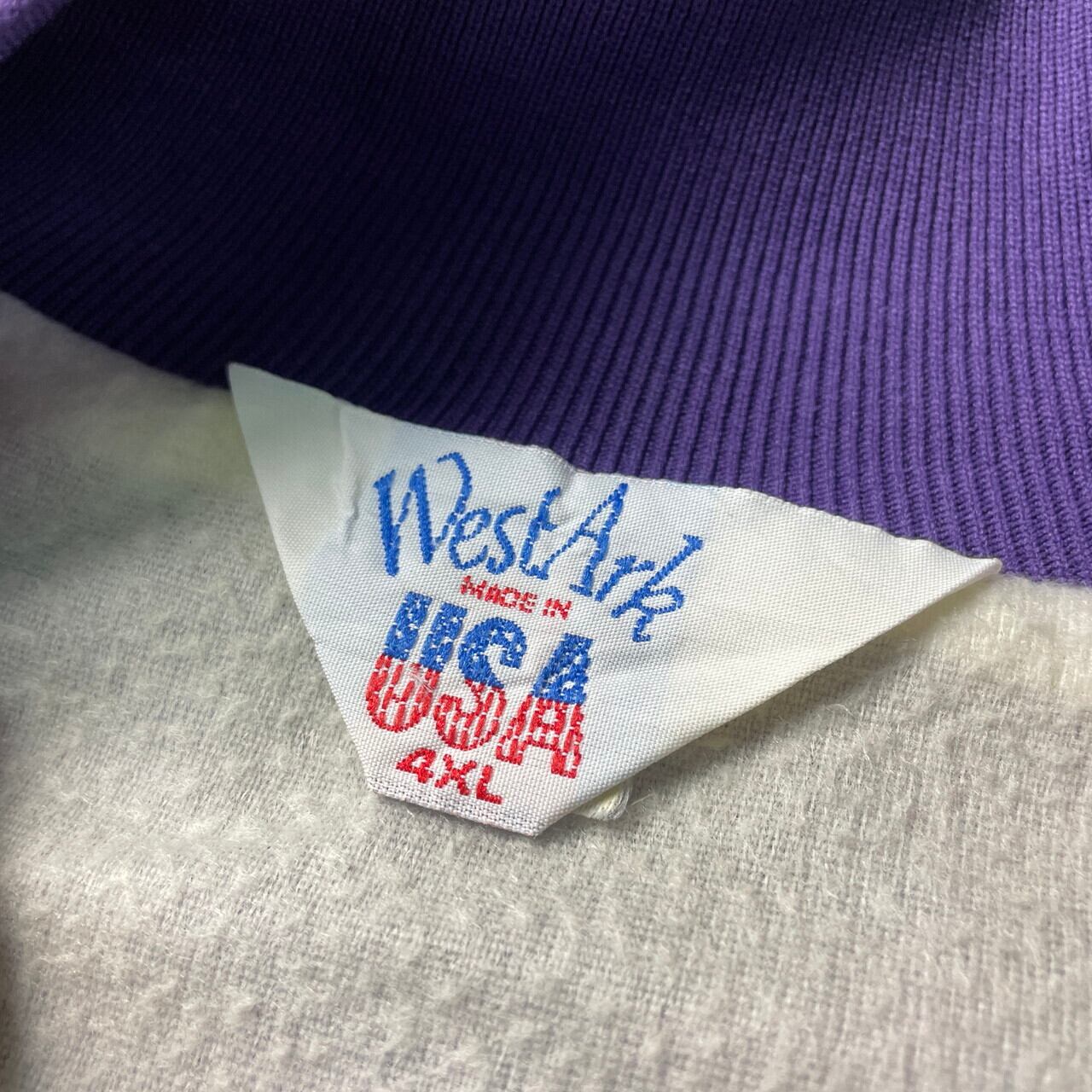 90年代 USA製 ナイロンスタジャン バックロゴ刺繍 メンズ4XL 90年代 USA製 ナイロンスタジャン バックロゴ刺繍 メンズ4XL