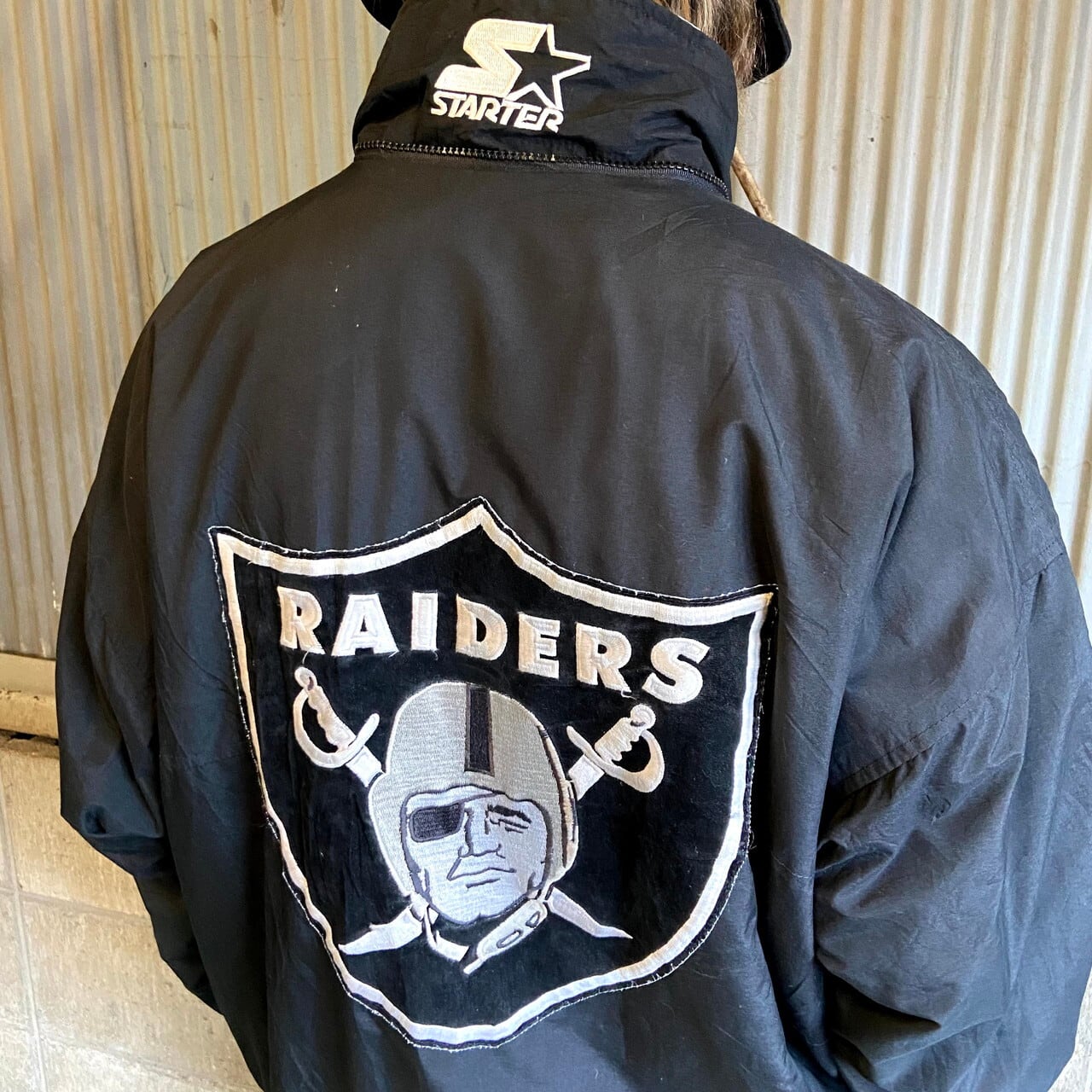 ビックサイズ 90年代 STARTER スターター NFL RAIDERS レイダース ...