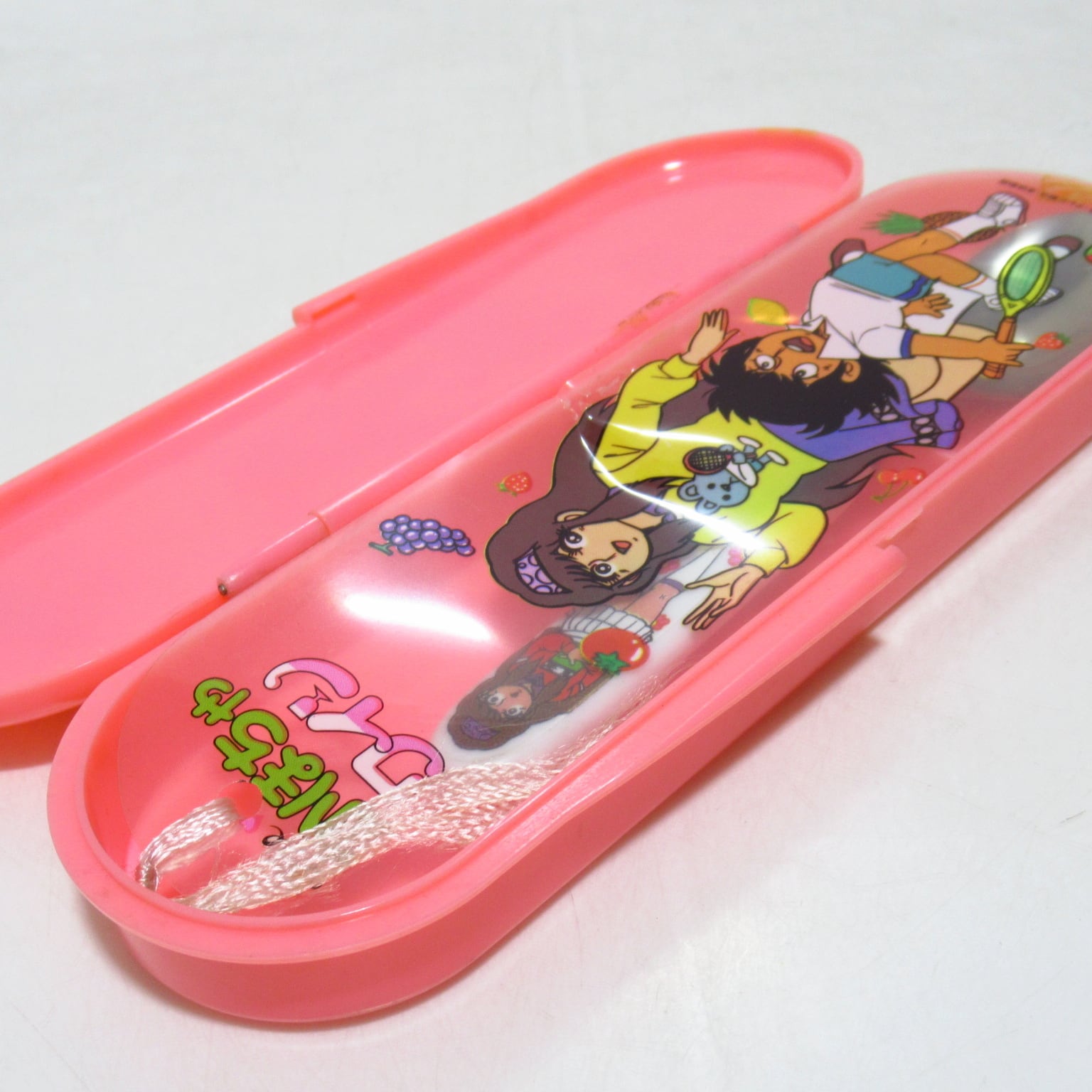 かぼちゃワイン スプーンつき 箸入れ 箸箱 昭和レトロ [&1] | ハチクマ商店