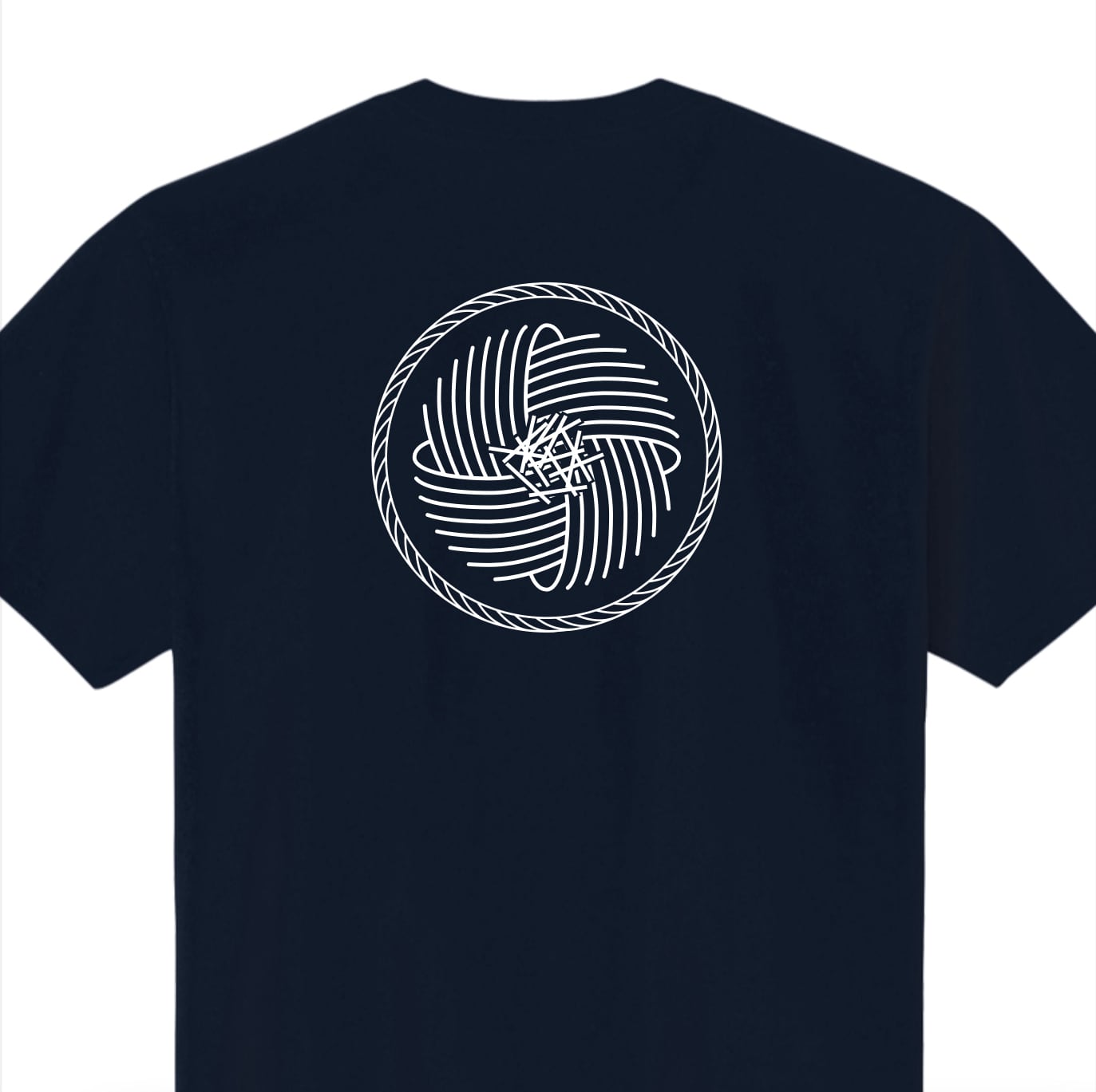 そば 蕎麦 Tシャツ ユニフォーム ※背面プリント 商品カラー:ネイビー