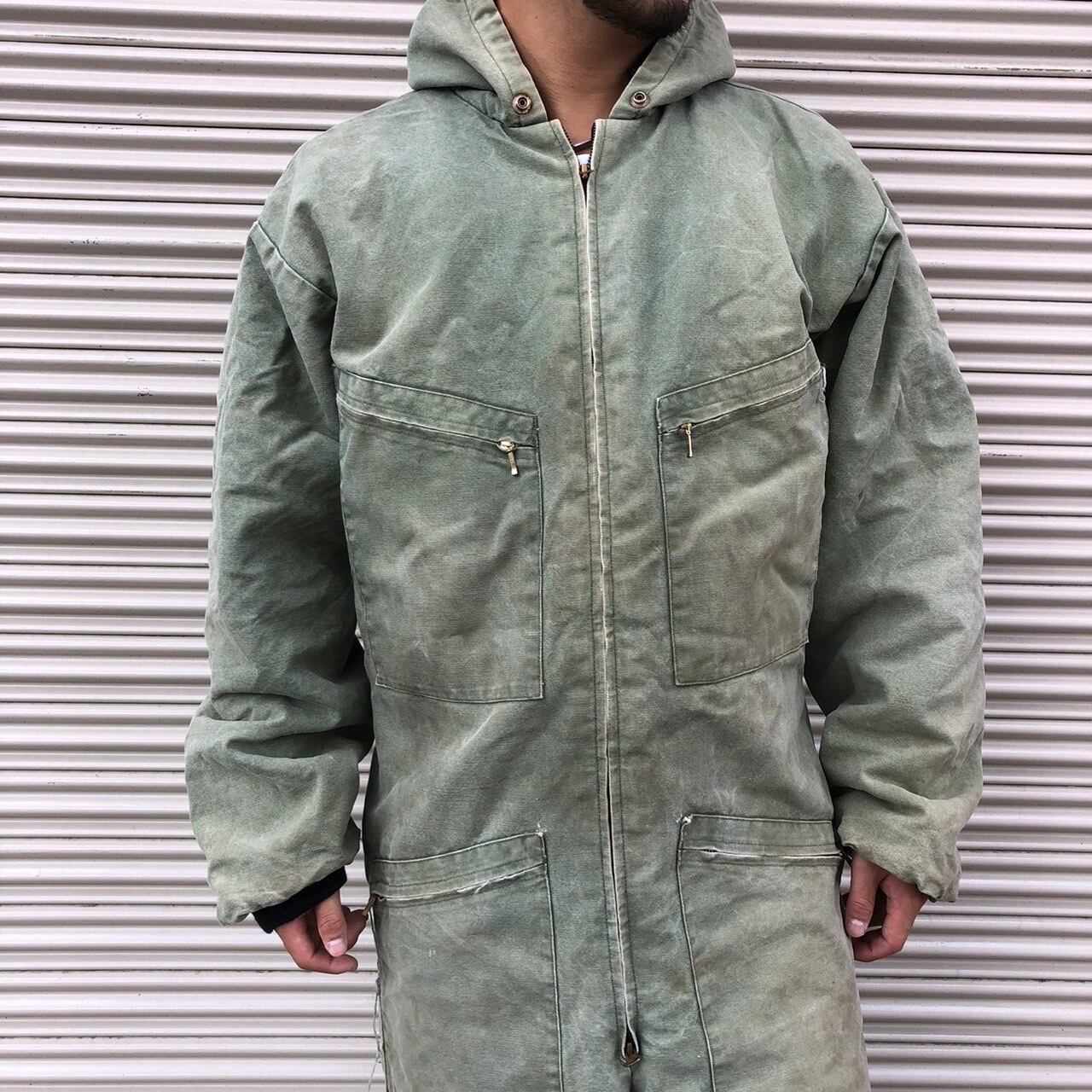 希少 90s カナダ製 CODET フライトスーツ パーカー つなぎ 