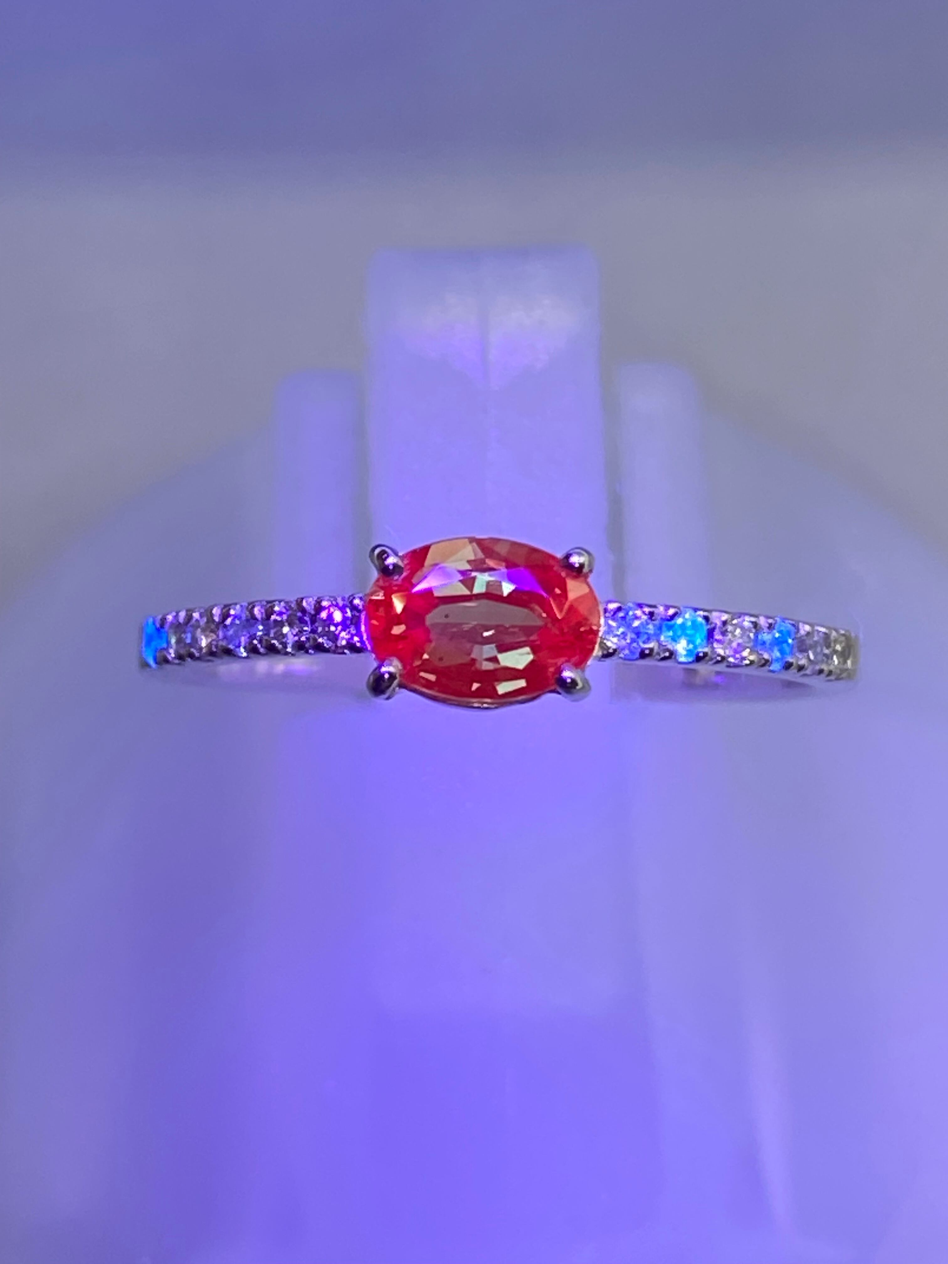 ダイヤモンド リング Pt900 0.402ct 0.05ct 3.8g リング(指輪)