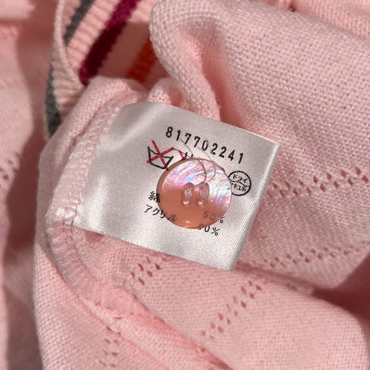 PAGELO パジェロ スター 透かし編み ハーフジップ ニットベスト LL/ピンク系 レディース ゴルフ