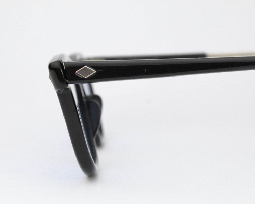 Vintage Glasses [TIT MUS] [1960s-] Z87 Safety Ebony Black 44-24 | beruf  powered by BASE