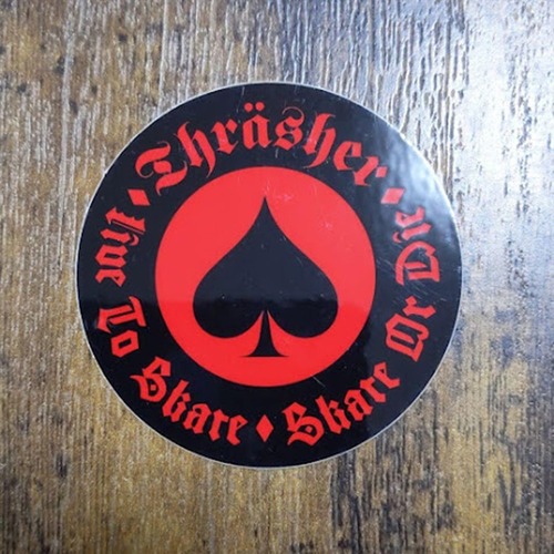 【ST-17】Thrasher Magazine skateboard sticker スラッシャー スケートボード ステッカー