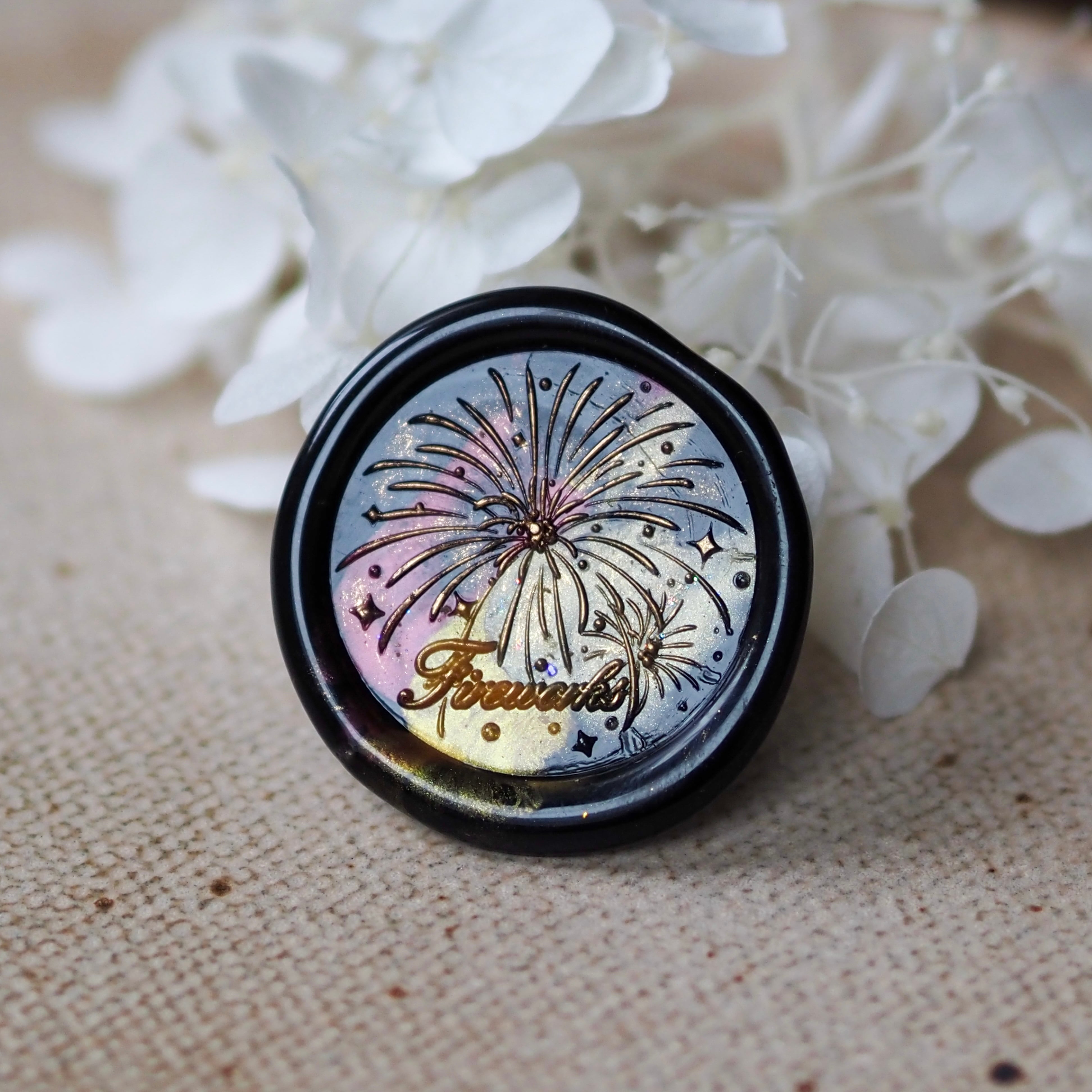 Fireworks 花火 25mm・シーリングスタンプ | MountainSea｜希少