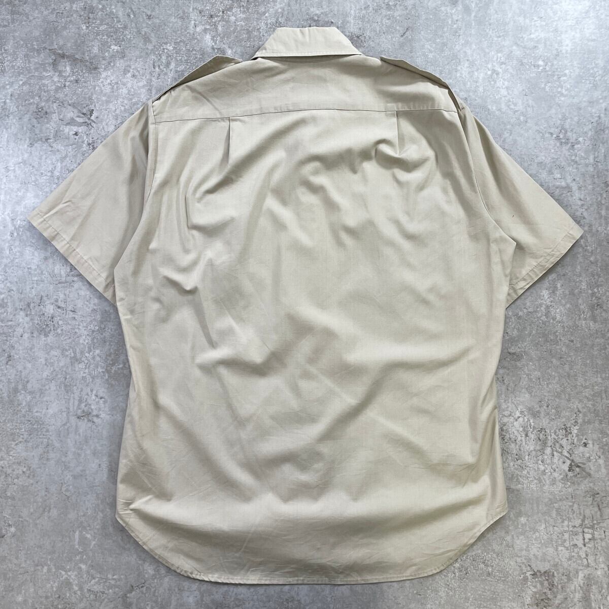 70年代 Eddie Bauer エディーバウアー 半袖 サファリシャツ メンズL