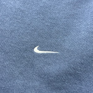 90s〜 NIKE sweatshirt solid navy "made in USA" XL