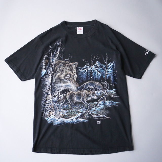 ”狼" front print h/s tee