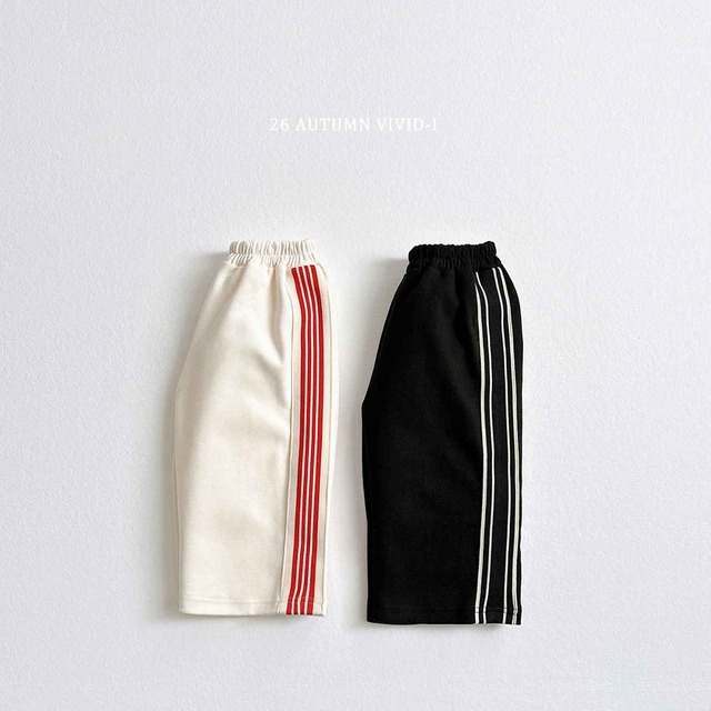 【取寄】vivid-i｜multi line pants｜マルチラインパンツ｜XS-JM｜kids&jr｜26 autumn