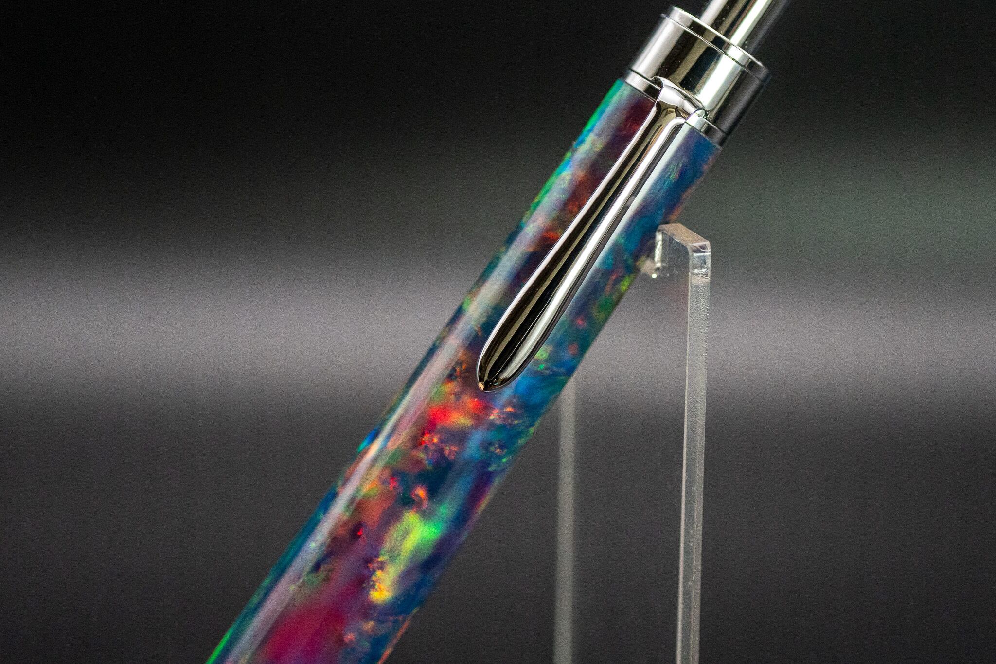 【科学技術と芸術の宝石】ハイブリッドオパール silver BP