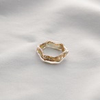 honeycomb ring gold