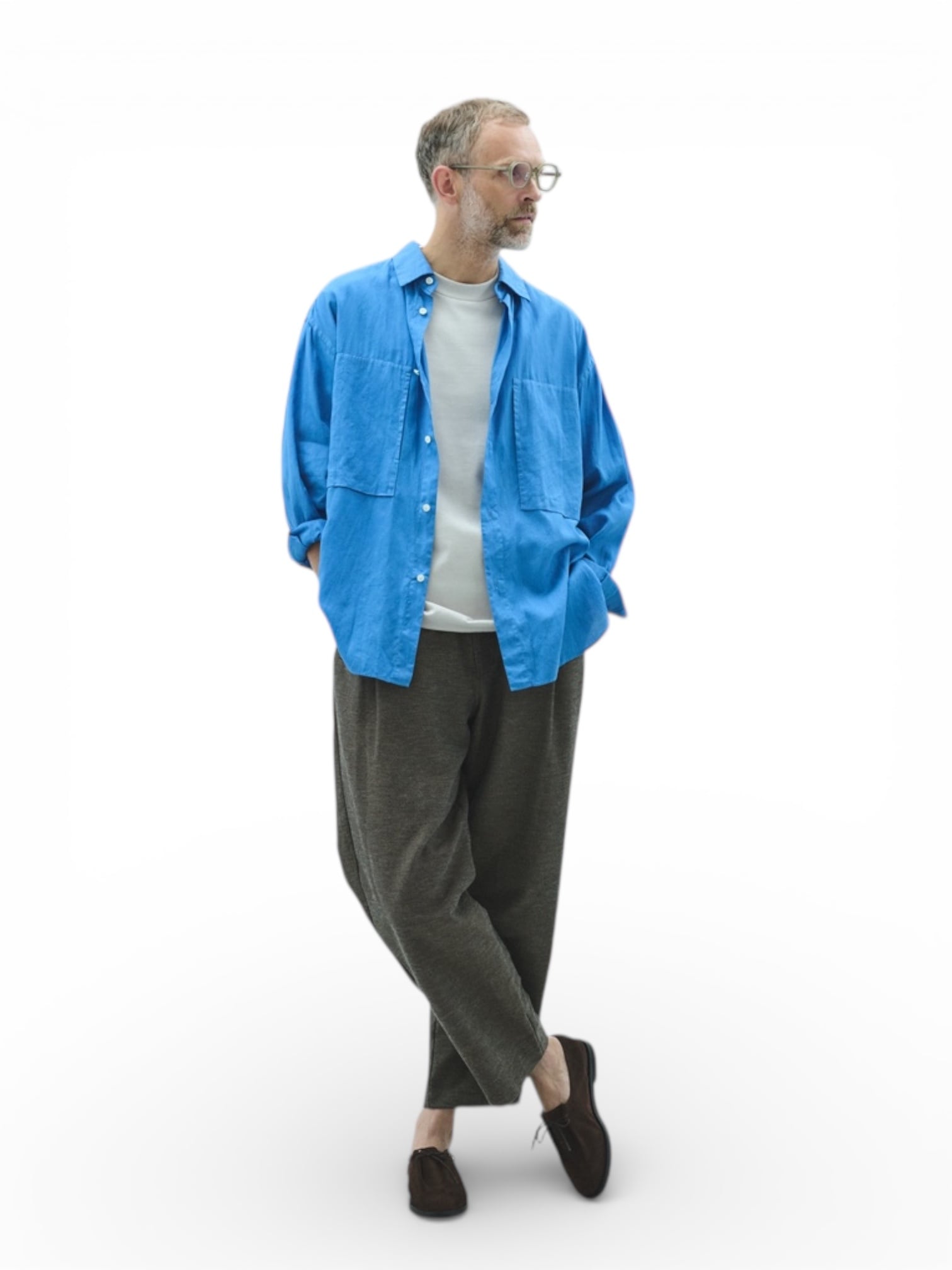 STILL BY HAND -Garment-dye over shirt- / SH05261 / スティルバイ