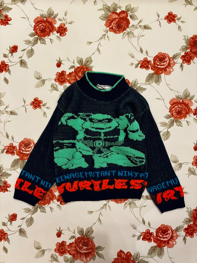【KIDS vintage】Teenage Mutant Ninja Turtles sweater . about 4-5y