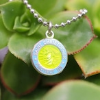 オリジナル スモール イエロー / ベイビー ブルー セントクリストファー ネックレス :GET BACK NECKLACES ゲット バック ネックレスズ