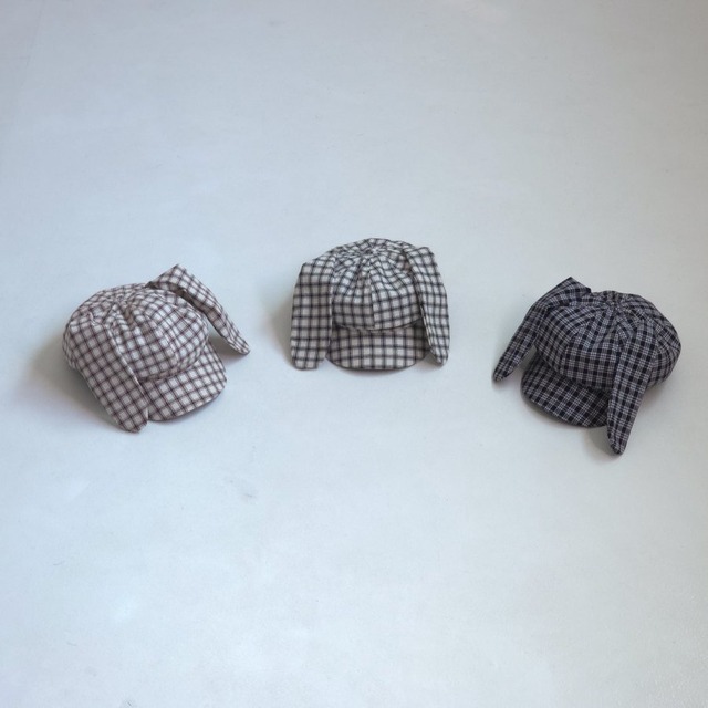 *即納* Little Hat チェックラビットハット
