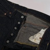 希少 タグ付き 未使用品 F.O.B FACTORY エフオービーファクトリー F096 セルビッチ デニム パンツ 66タイプ ジーンズ サイズ 34 /濃紺