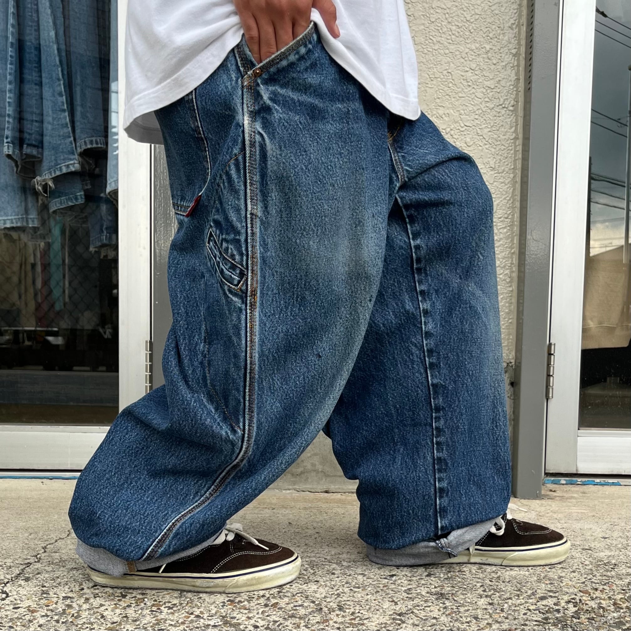 90s JNCO USA 極太デニムパンツ クラウン - デニム