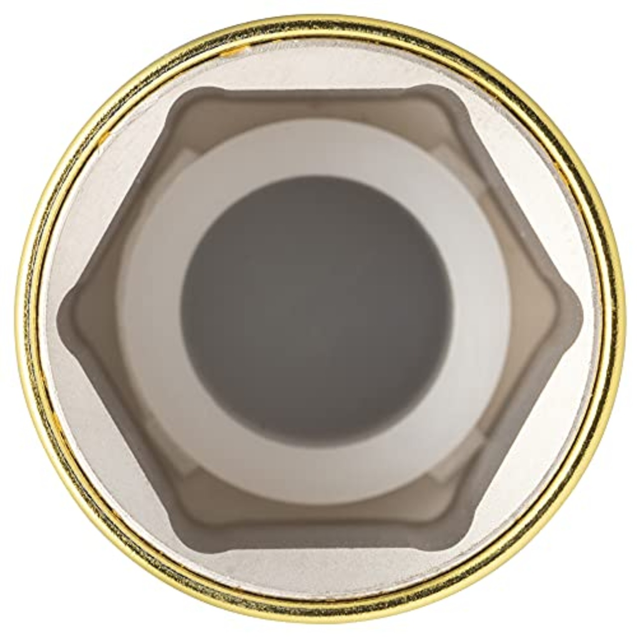 トネ(TONE) プロテクター付インパクト用薄形ホイルナットソケット 4AP-21N 差込角12.7mm(1/2") イエロー 二面幅21mm