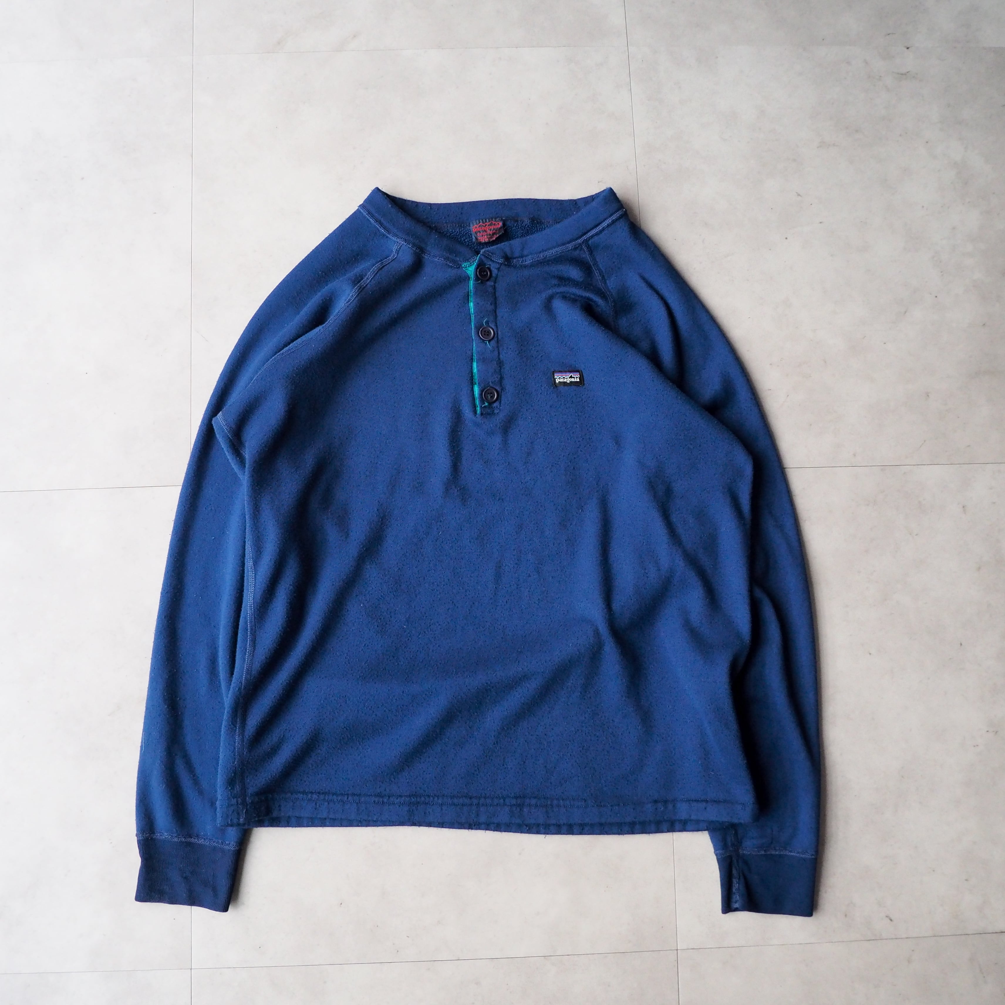 80s “Patagonia” capilene henry neck fleece pullover shirt made in USA 80年代  パタゴニア 旧タグ キャプリーン ヘンリーネック プルオーバーシャツ フリース USA製