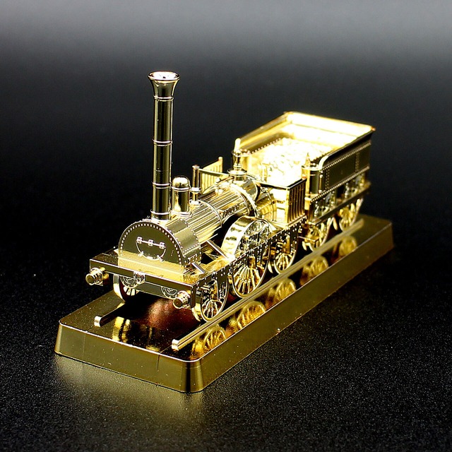 蒸気機関車アドラー号GOLD模型