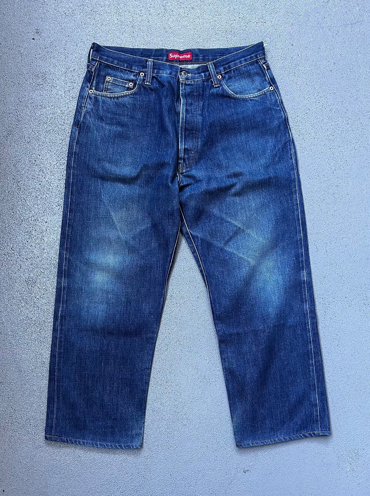 90's old supreme jeans W34 good color 初期 501xx VINTAGEHEADS