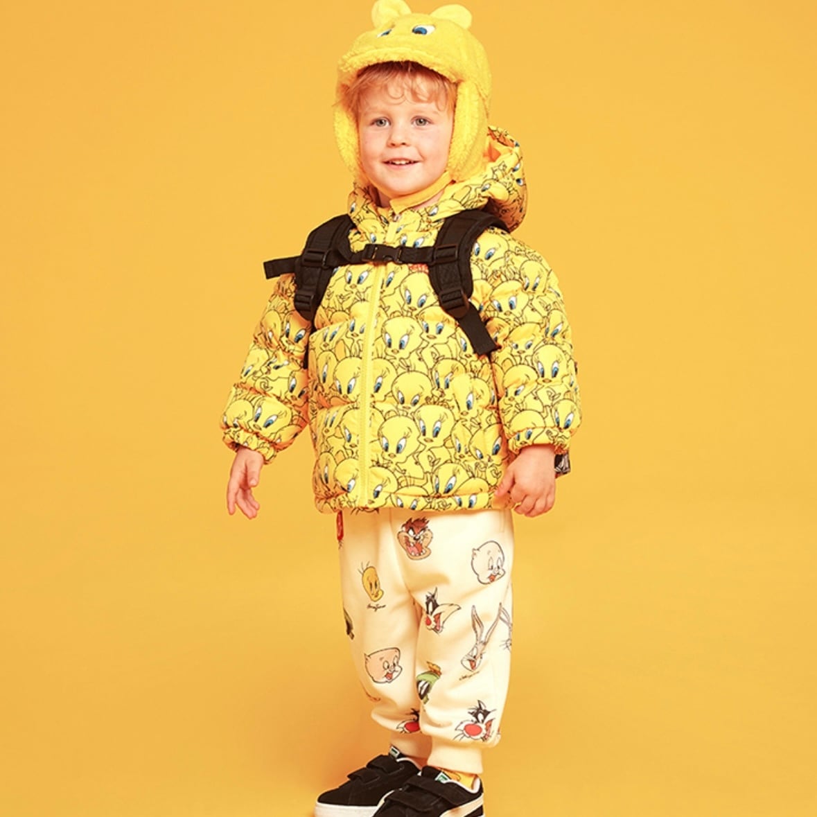 BEBE DE PINO] All over tweety baby duck down jumper 正規品 韓国