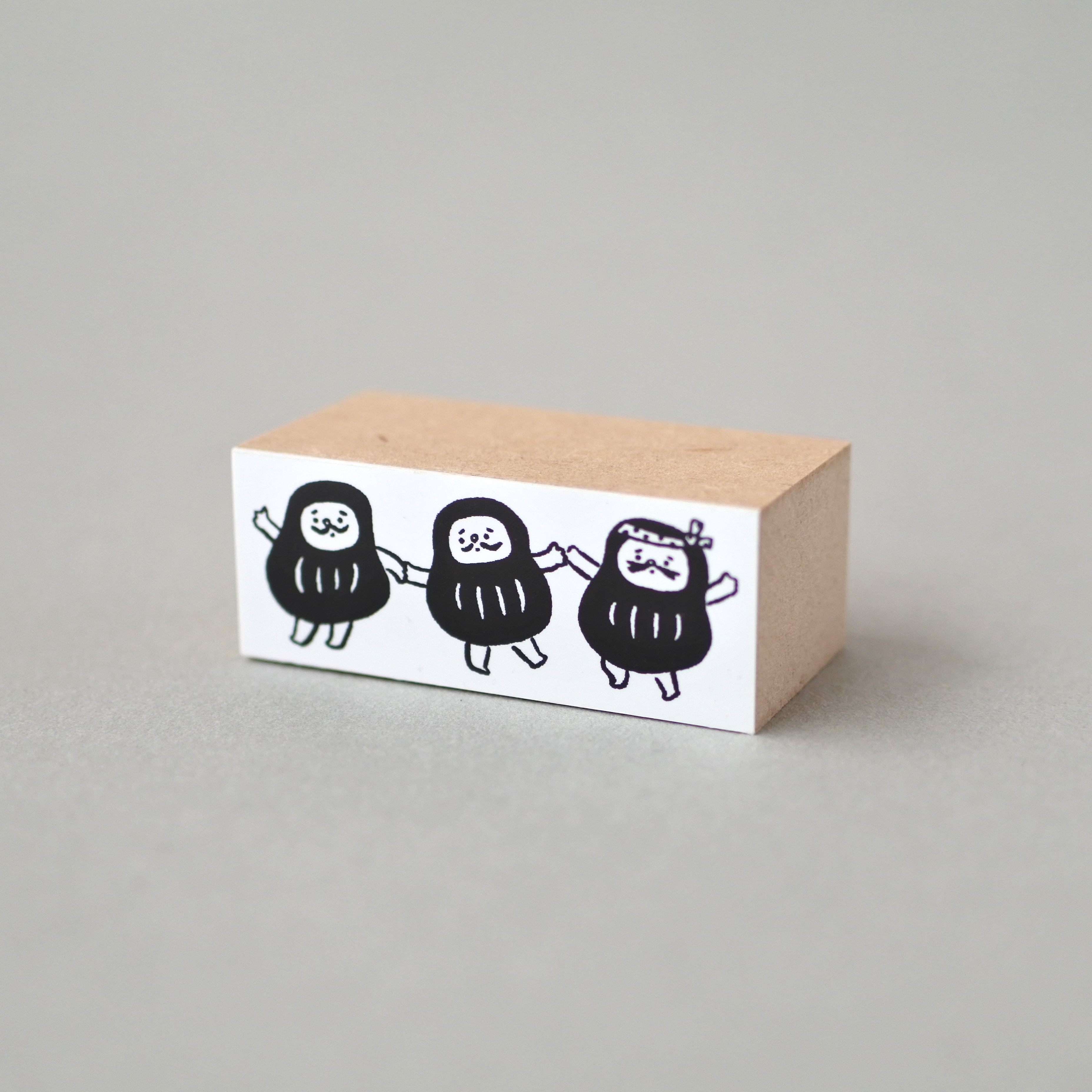 単品スタンプ / 仲良しだるまちゃん | Mokuji
