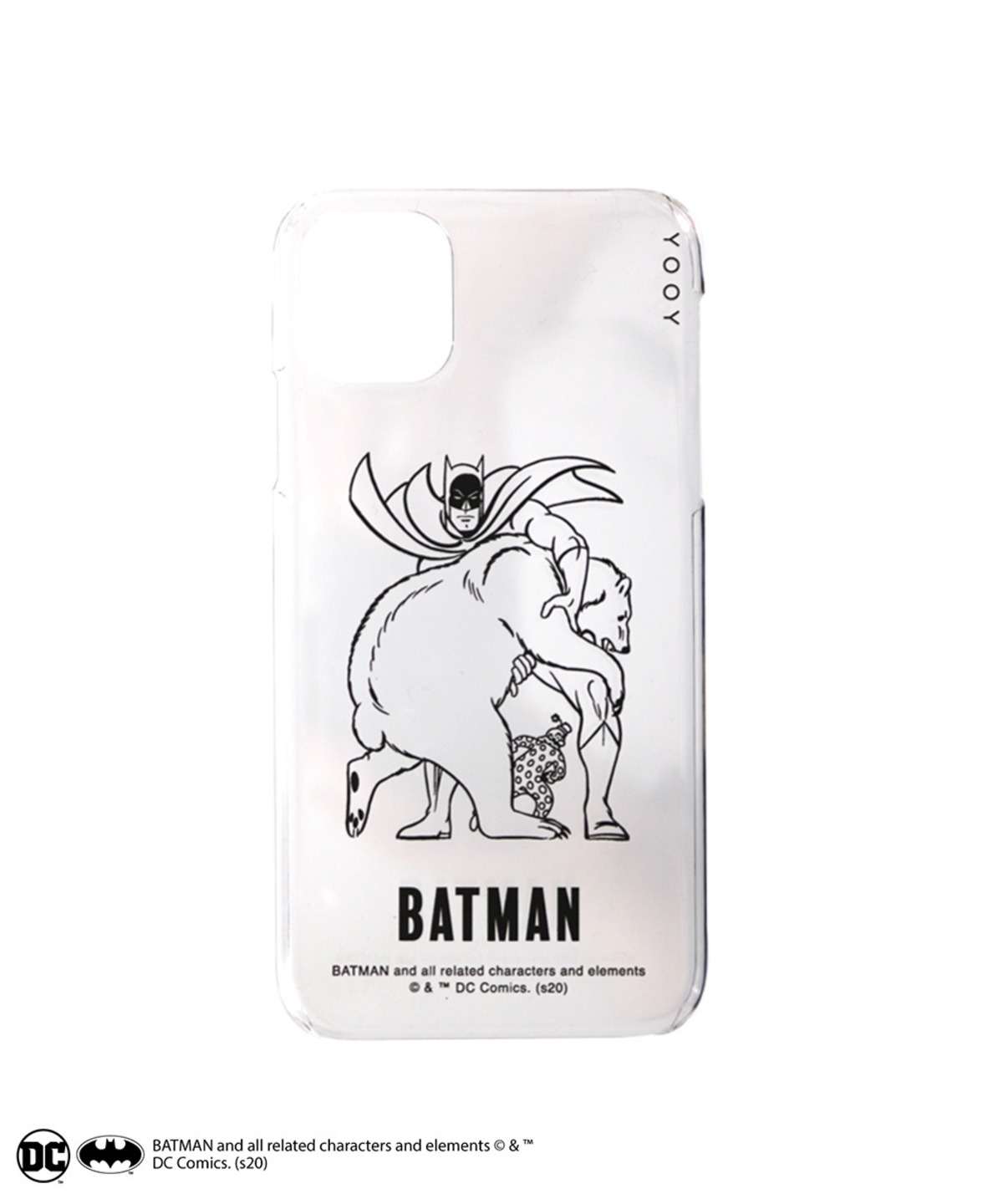 BATMAN / COLORLESS iPhone CASE W-BM021 B | YOOY