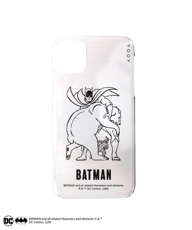 BATMAN / COLORLESS iPhone CASE W-BM021 B